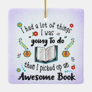 Adorno De Cerámica He Recogido Un Libro Sorprendente