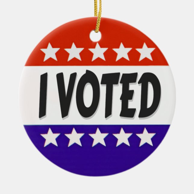 Adorno De Cerámica He votado (Frente)
