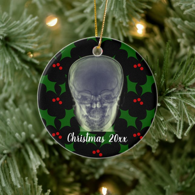 Adorno De Cerámica Head Xray Navidades (Árbol)