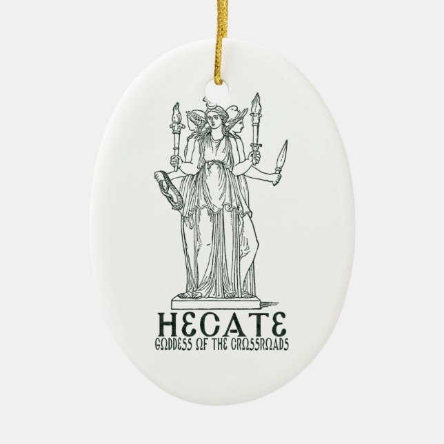 Adorno De Cerámica Hecate (Frente)