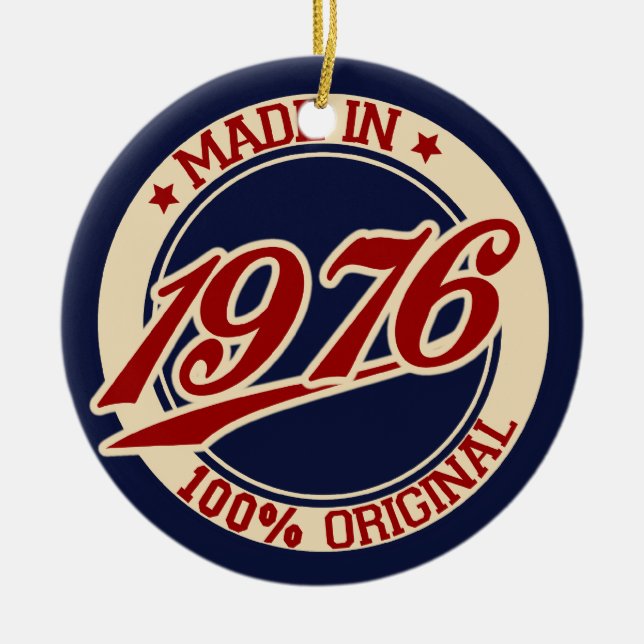 Adorno De Cerámica Hecho En 1976 (Frente)