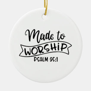 Adorno De Cerámica Hecho Para Adorar El Miedo A Dios