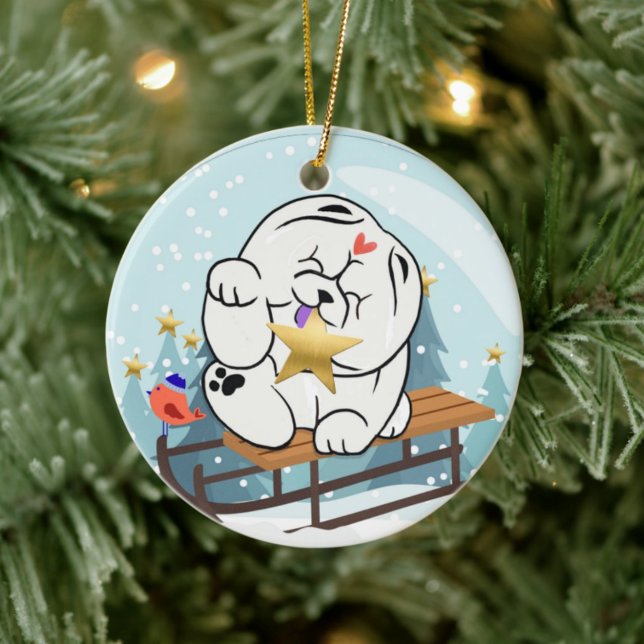 Adorno De Cerámica HELLO KOKORO Chow Ornament (Subido por el creador)