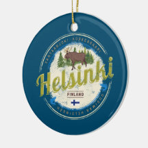 Helsinki, capital del alce de Finlandia, recuerdo