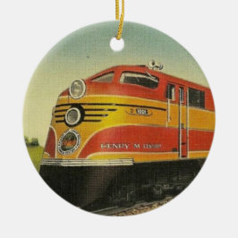 Adorno De Cerámica Henry M Flagler Locomotive