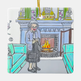 Adorno De Cerámica Her Majesty, Queen Elizabeth II