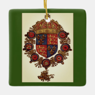 Adorno De Cerámica Heralseco con corona