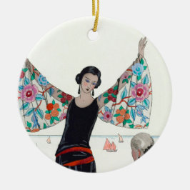 Adorno De Cerámica Here Are My Wings - George Barbier