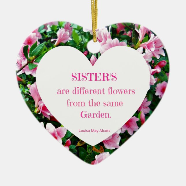 Adorno De Cerámica ¡Hermanas! (Frente)