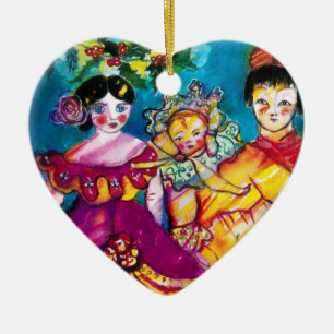 ADORNO DE CERÁMICA HERMOSA ANTIGUA DOLLS