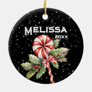 ADORNO DE CERÁMICA HERMOSA FELICIDAD DE NAVIDAD, VACACIONES DE LOLLIP