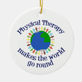 Adorno De Cerámica Hermosa Terapia Física Cita Mundial PT