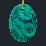 Adorno De Cerámica Hermosas flores verde azuladas de rosas verdes ver<br><div class="desc">Elegancia Verde azulada Delicada: Un ramo de rosas verde azulados encantadores que capturan la serenidad y la gracia. Perfectamente diseñado para un toque de sofisticación en cualquier entorno.</div>