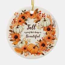 Hermoso aro de calabaza y girasol de otoño