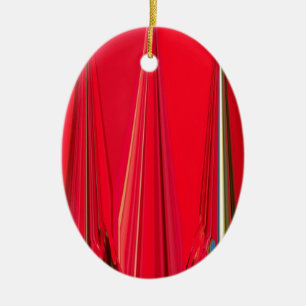 Adorno De Cerámica Hermoso diseño rojo