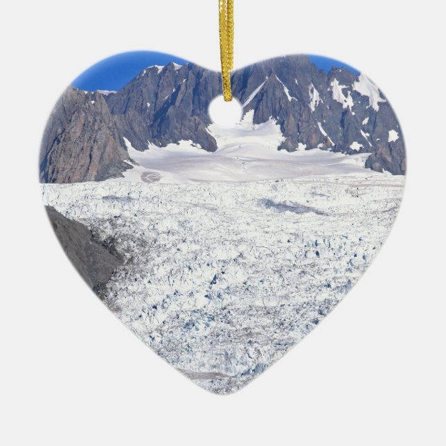 Adorno De Cerámica Hermoso glaciar Fox Nueva Zelanda (Frente)