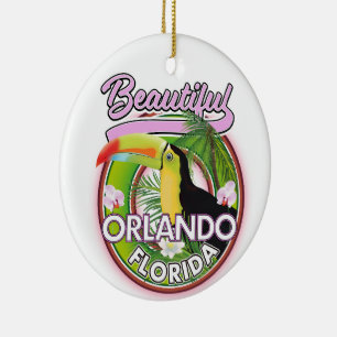 Adorno De Cerámica Hermoso logotipo de viaje a Miami Orlando