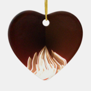 Adorno De Cerámica Hermoso resumen del arte de la llama