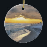 Adorno De Cerámica Hermoso Sunset en Pensacola Beach, Florida<br><div class="desc">Tuve la suerte de estar en Pensacola Beach en Florida mientras el sol estaba cayendo y capturaba esta preciosa foto.</div>