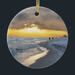 Adorno De Cerámica Hermoso Sunset en Pensacola Beach, Florida<br><div class="desc">Tuve la suerte de estar en Pensacola Beach en Florida mientras el sol estaba cayendo y capturaba esta preciosa foto.</div>