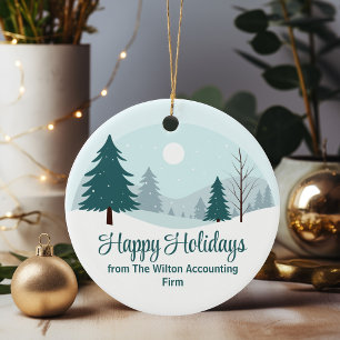 Adorno De Cerámica Hermosos árboles de Navidad Regalo de negocios de 