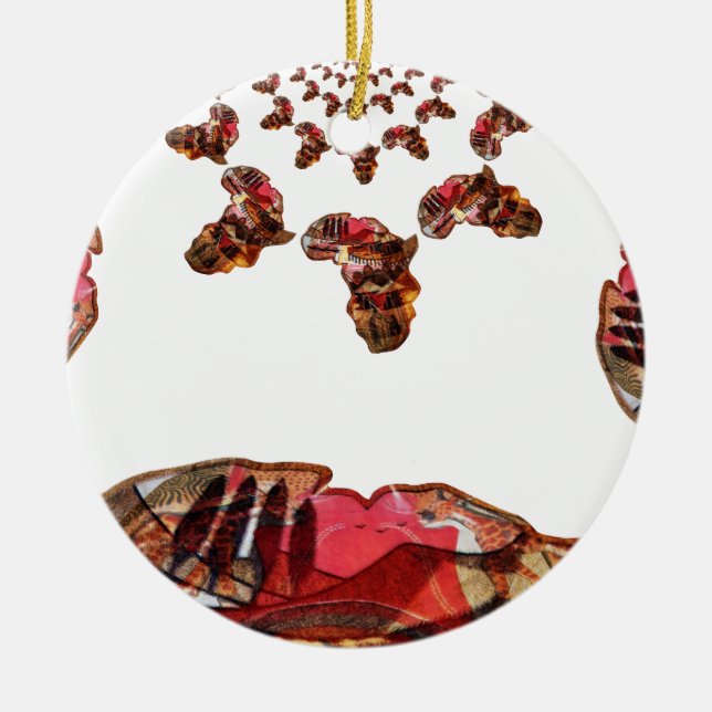 Adorno De Cerámica Hermosos Colores (Frente)