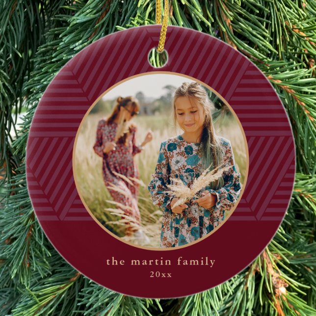 Adorno De Cerámica Hermosos Navidades de fotografía del patrón geomét (Subido por el creador)