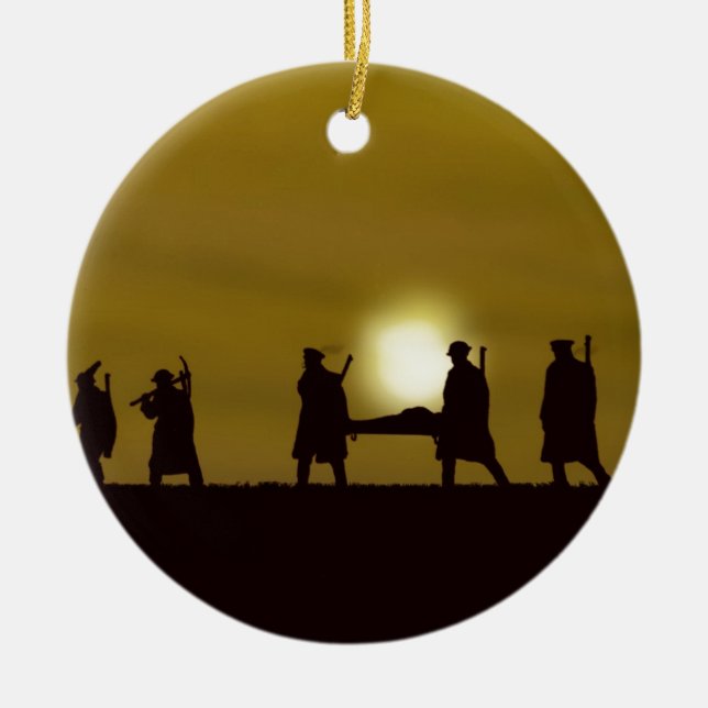 Adorno De Cerámica Héroes de WW1 Británicos (Frente)