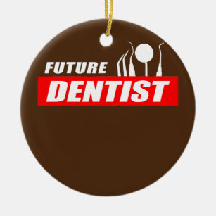 Adorno De Cerámica Herramientas de dentista para el futuro de la escu