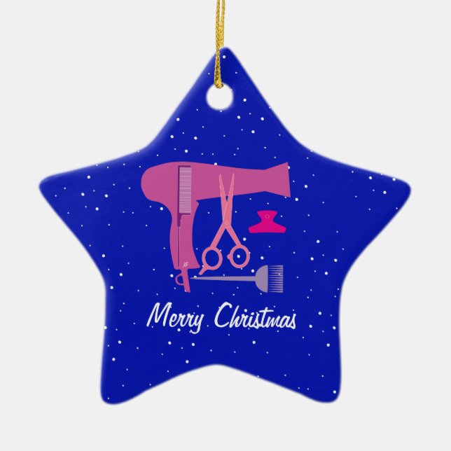 Adorno De Cerámica Herramientas de los peinados (Frente)