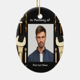 Adorno De Cerámica Herramientas mecánicas de oraciones fotográficas c