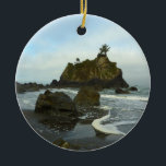 Adorno De Cerámica Hidden Beach II en el Parque Nacional Redwood<br><div class="desc">El Parque Nacional Redwood es obviamente conocido por sus bosques de secuoyas costeras, pero también hay muchos senderos que salen de los bosques hasta playas vírgenes y vírgenes. Aquí está "Hidden Beach", una de las muchas que se encuentran en el sendero costero. Esta foto también aparece en el papel panorámico...</div>