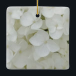 Adorno De Cerámica Hidrangea Flores Flores Blanco Floral Elegante Blo<br><div class="desc">Hidrangea Flores Flores Blanco Floral Elegante Fotografía de Flor</div>