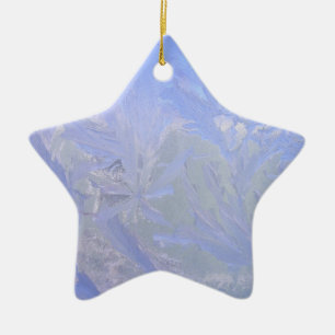 Adorno De Cerámica Hielo azul