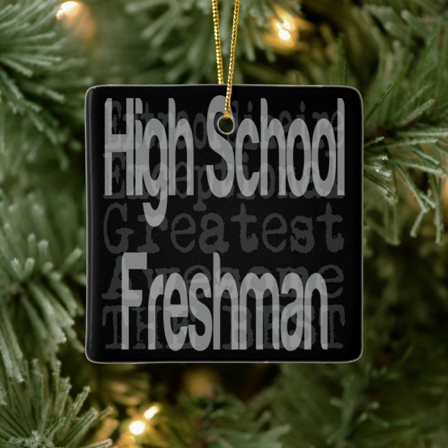 Adorno De Cerámica High School Freshman Extraordinaire (Árbol)