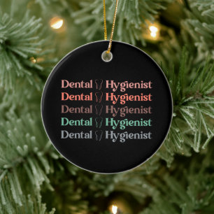 Adorno De Cerámica Higienista dental   RDH Dentist Dental gifts