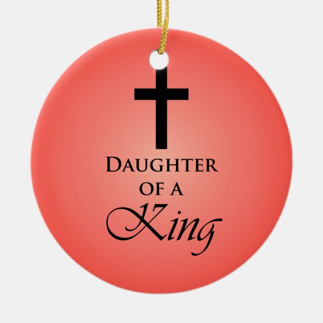 Adorno De Cerámica Hija de un rey (Frente)