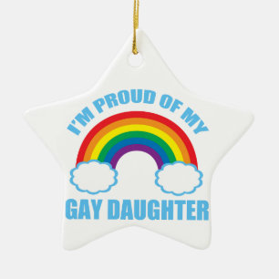 Adorno De Cerámica Hija gay