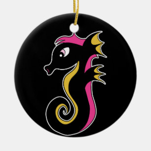 Adorno De Cerámica Hijahorse de Neon