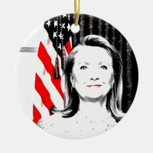 Adorno De Cerámica Hillary Clinton 2016