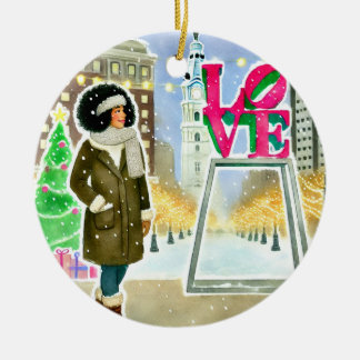 Adorno De Cerámica Hispana Moda personalizada en LOVE Philly