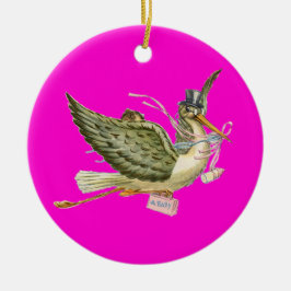 Adorno De Cerámica HISTORIA NIÑA CHICA DUCHA MONOGRAM Ametismo rosa