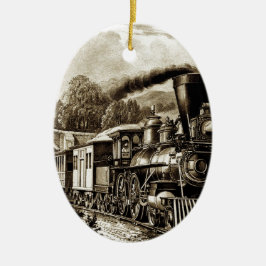Adorno De Cerámica Historial de locomotoras de motores de vapor