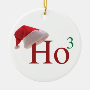 Adorno De Cerámica Ho Ho Ho Felices Navidad