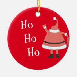Adorno De Cerámica Ho Ho Ho Ho
