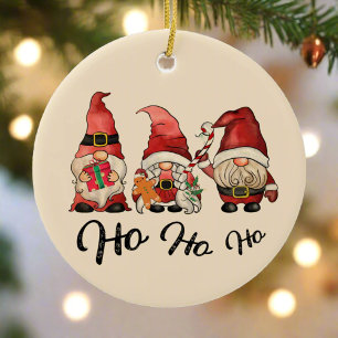 Adorno De Cerámica ¡Ho Ho Ho Ho Ho Ho! Navidades de Gnomes Nórdicos
