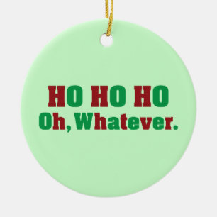 Adorno De Cerámica Ho Ho Ho oh lo que