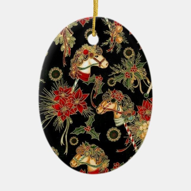 Adorno De Cerámica Hobby Horse Ornament (Frente)