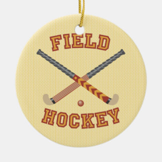 Adorno De Cerámica Hockey sobre hierba