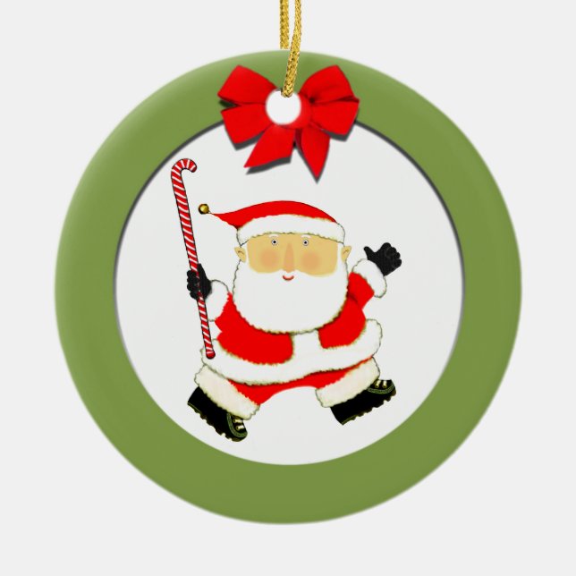 Adorno De Cerámica Hockey sobre hierba 2024 (Frente)